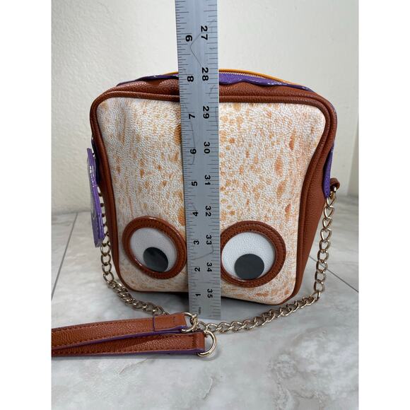 Betsey Johnson That's my Jam Crossbody Purse Peanut Butter and Jelly Purse - Picture 4 of 16